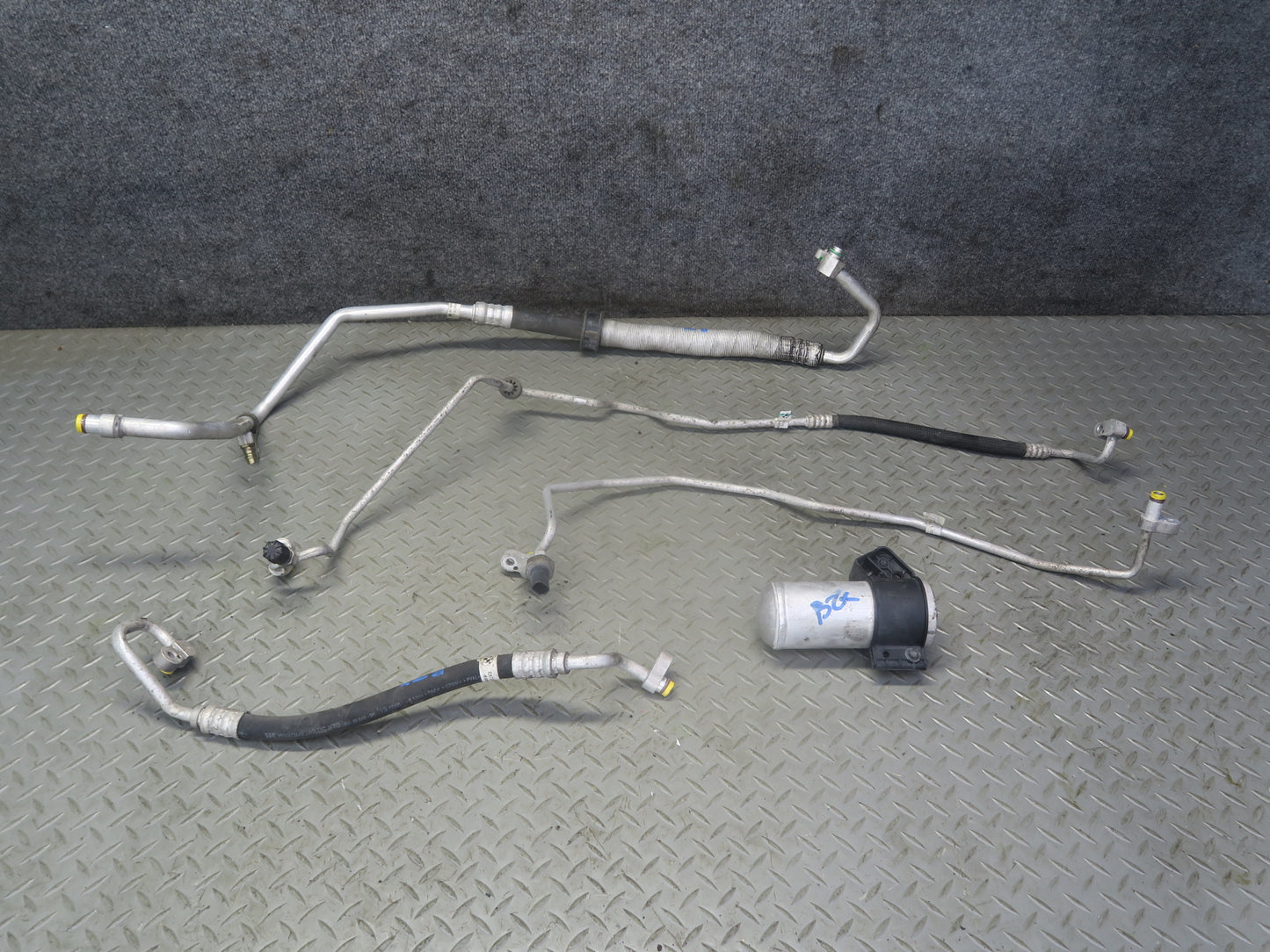 03-05 BMW E85 Z4 M54 Set of 5 A/C Air Condition Hose Pipe Line w Dryer OEM