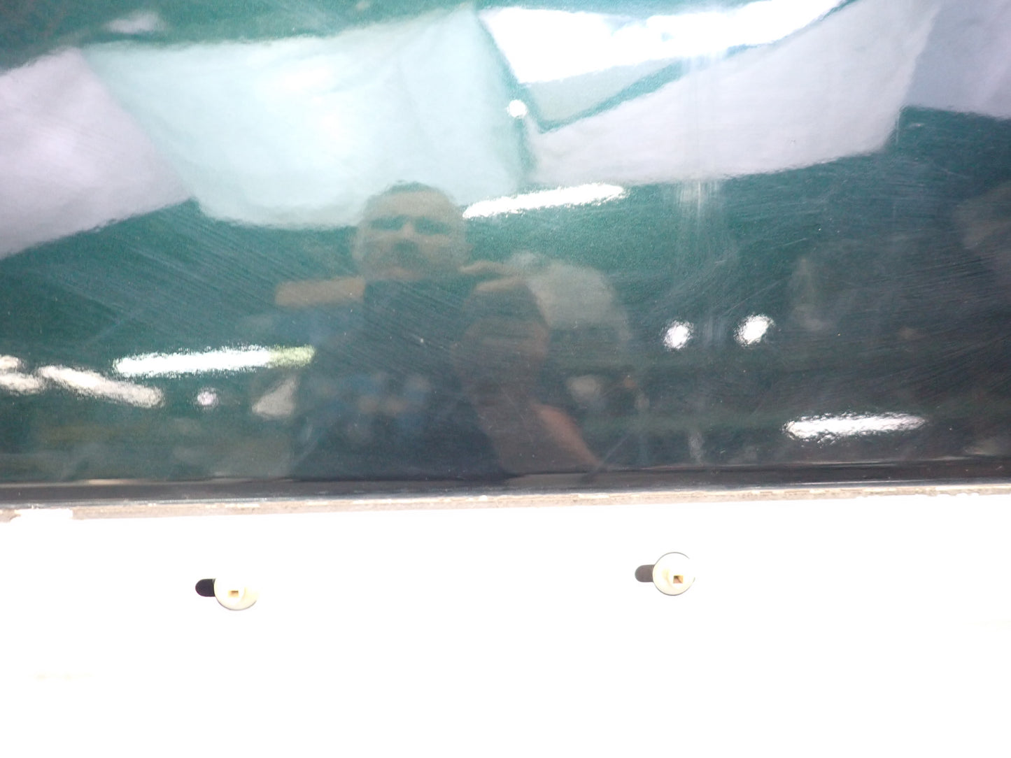 1996-1997 Lexus FZJ80L LX450 Front Left Driver Door Shell Panel Green