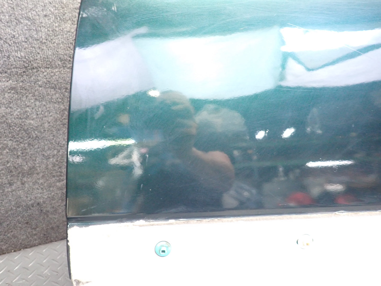 1996-1997 Lexus FZJ80L LX450 Front Left Driver Door Shell Panel Green