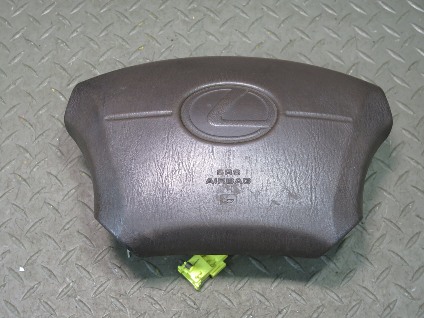 96-97 LEXUS FZJ80L LX450 FRONT LEFT DRIVER SIDE STEERING WHEEL SRS AIRBAG OEM