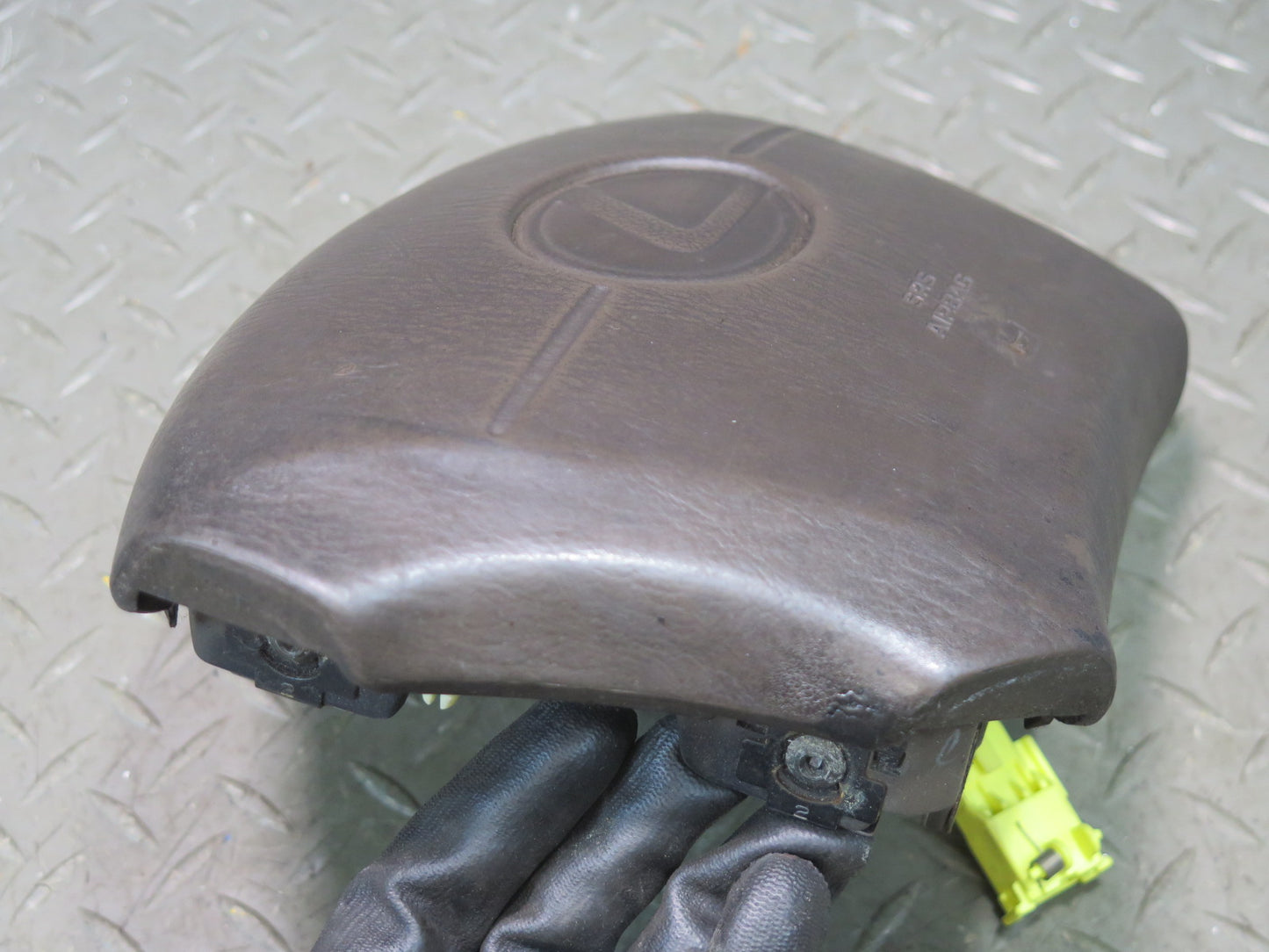 96-97 LEXUS FZJ80L LX450 FRONT LEFT DRIVER SIDE STEERING WHEEL SRS AIRBAG OEM