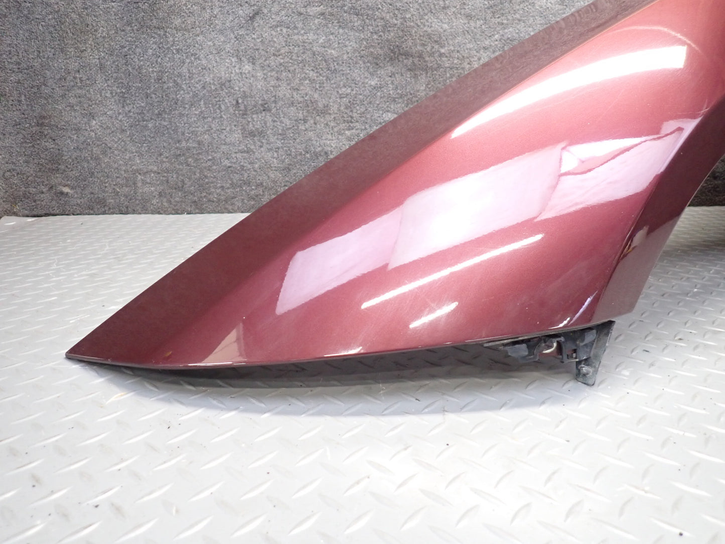 03-08 BMW E86 E85 Z4 Front Left Fender Shell Cover Panel Merlot RED OEM