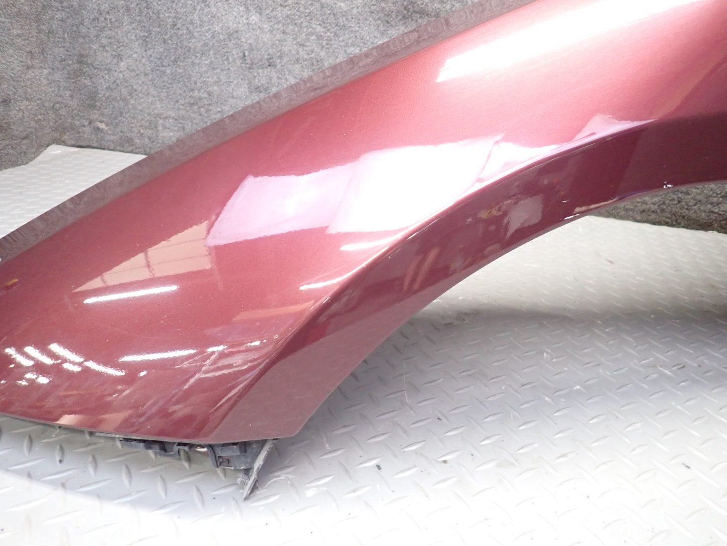03-08 BMW E86 E85 Z4 Front Left Fender Shell Cover Panel Merlot RED OEM