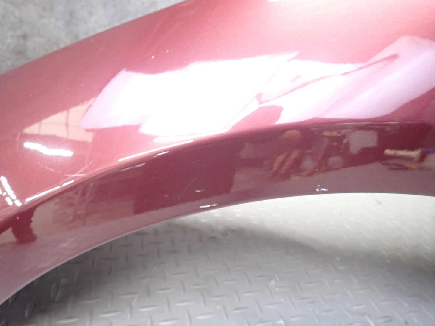 03-08 BMW E86 E85 Z4 Front Left Fender Shell Cover Panel Merlot RED OEM