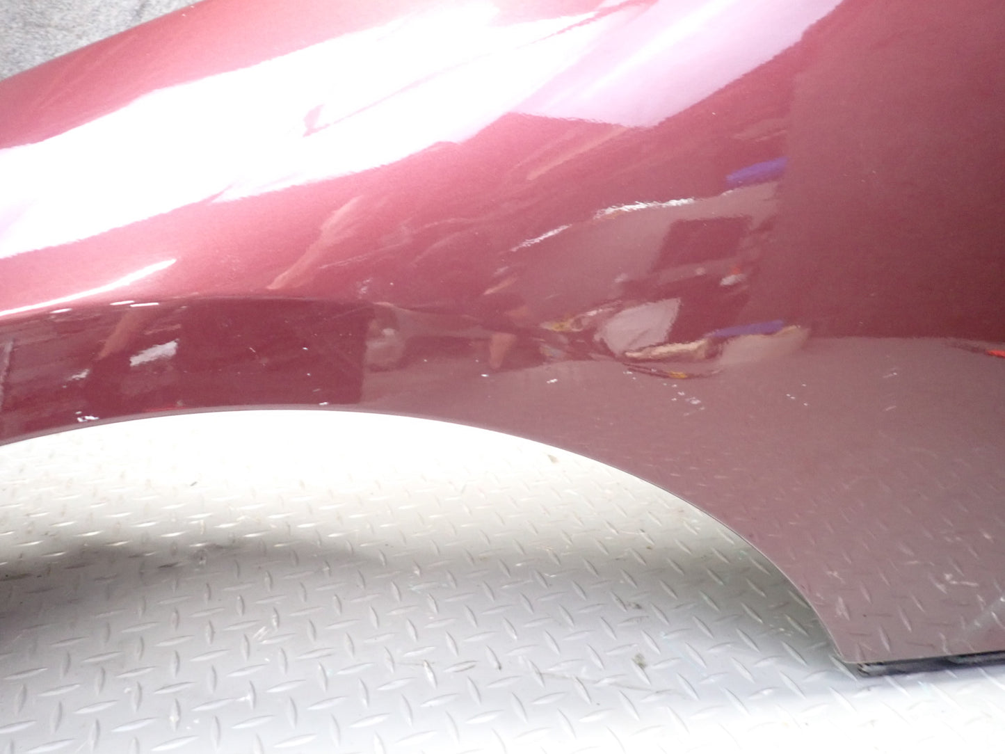 03-08 BMW E86 E85 Z4 Front Left Fender Shell Cover Panel Merlot RED OEM
