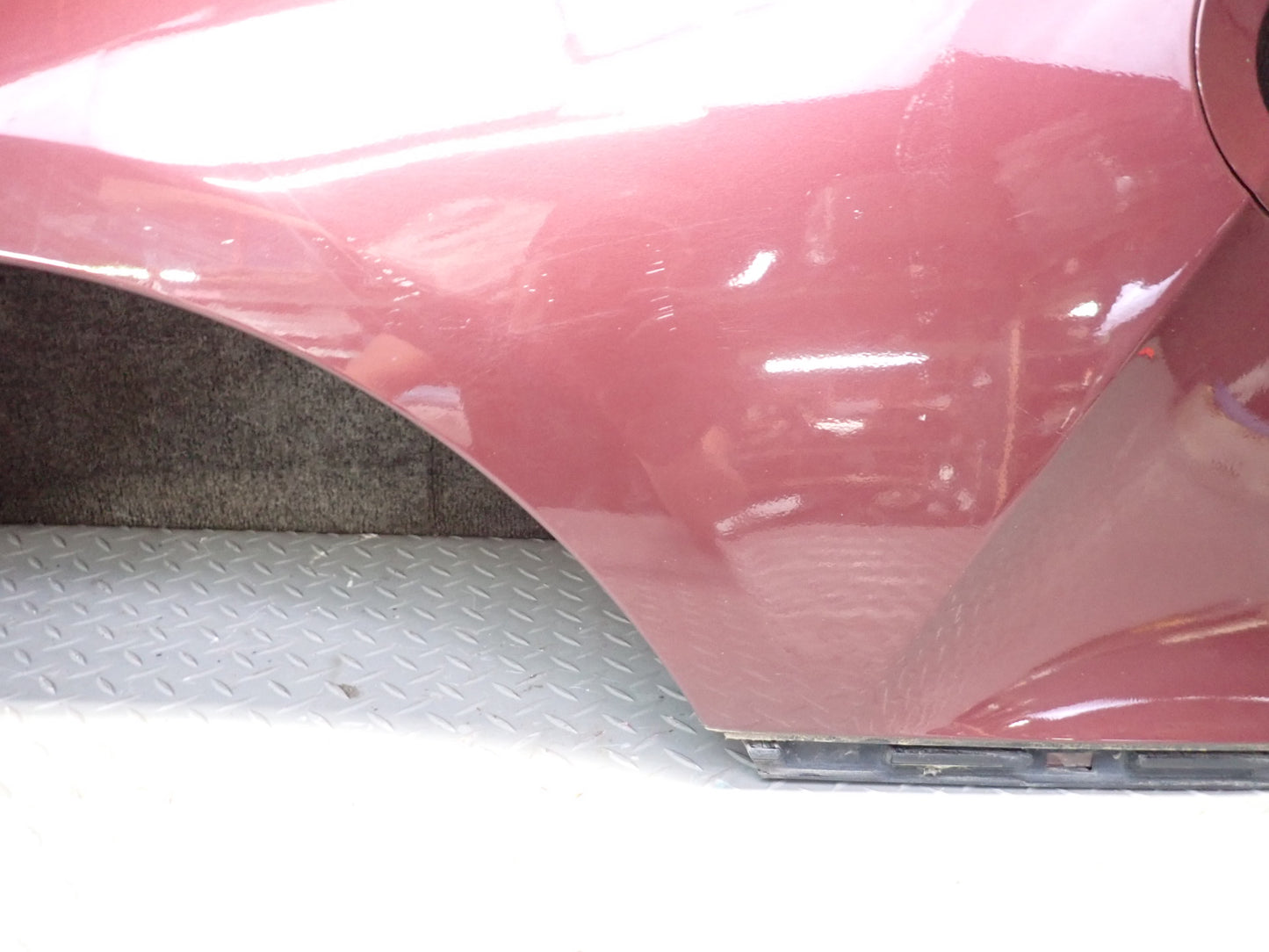 03-08 BMW E86 E85 Z4 Front Left Fender Shell Cover Panel Merlot RED OEM