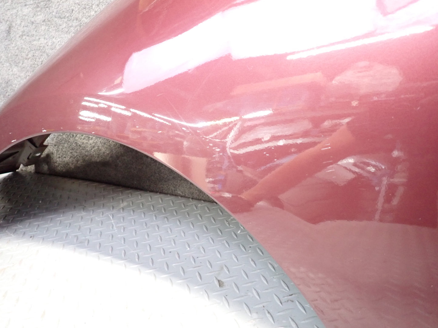 03-08 BMW E86 E85 Z4 Front Left Fender Shell Cover Panel Merlot RED OEM