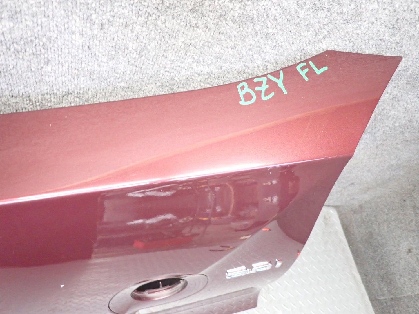 03-08 BMW E86 E85 Z4 Front Left Fender Shell Cover Panel Merlot RED OEM