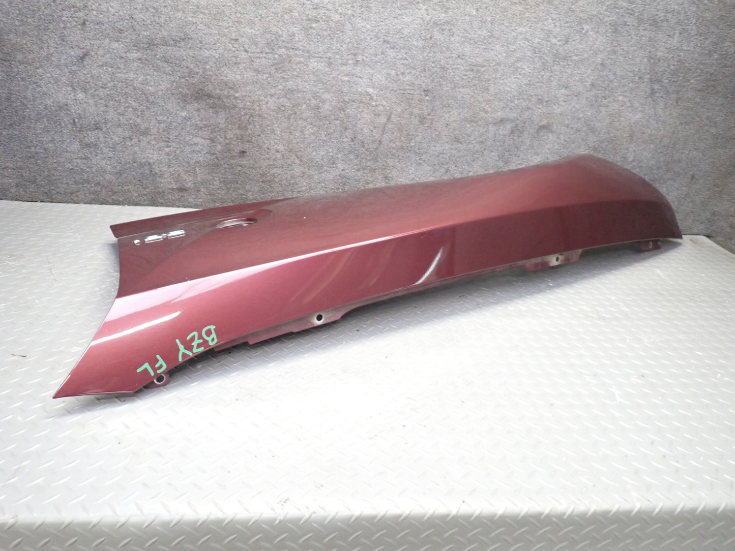 03-08 BMW E86 E85 Z4 Front Left Fender Shell Cover Panel Merlot RED OEM