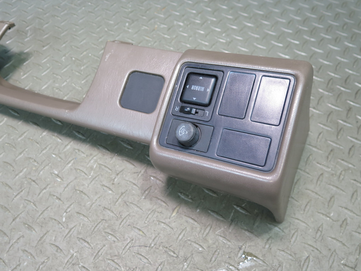 1996-1997 Lexus FZJ80L LX450 Speedometer Lower Trim Bezel Panel w Switches