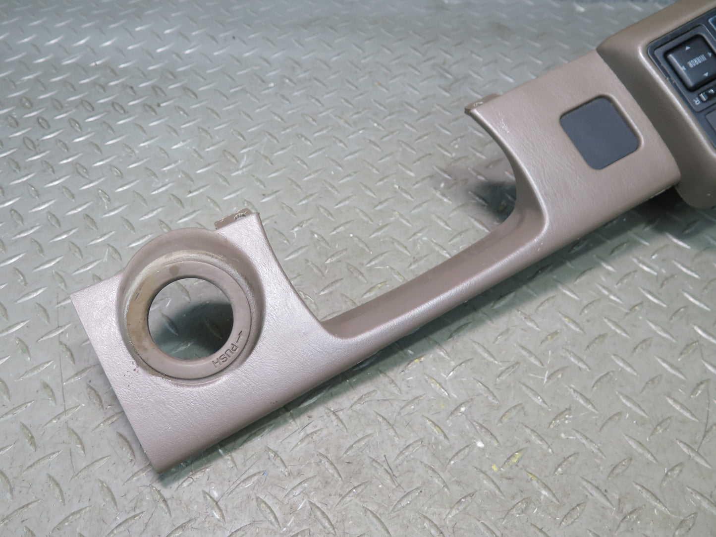 1996-1997 Lexus FZJ80L LX450 Speedometer Lower Trim Bezel Panel w Switches