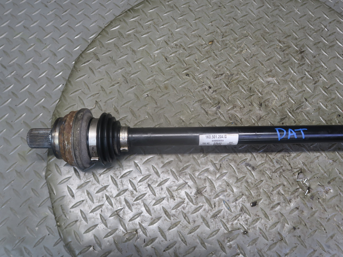 09-15 Audi TT S 8J 2.0L Quattro Rear Right Axle Shaft 116K Miles 1K0501204G OEM