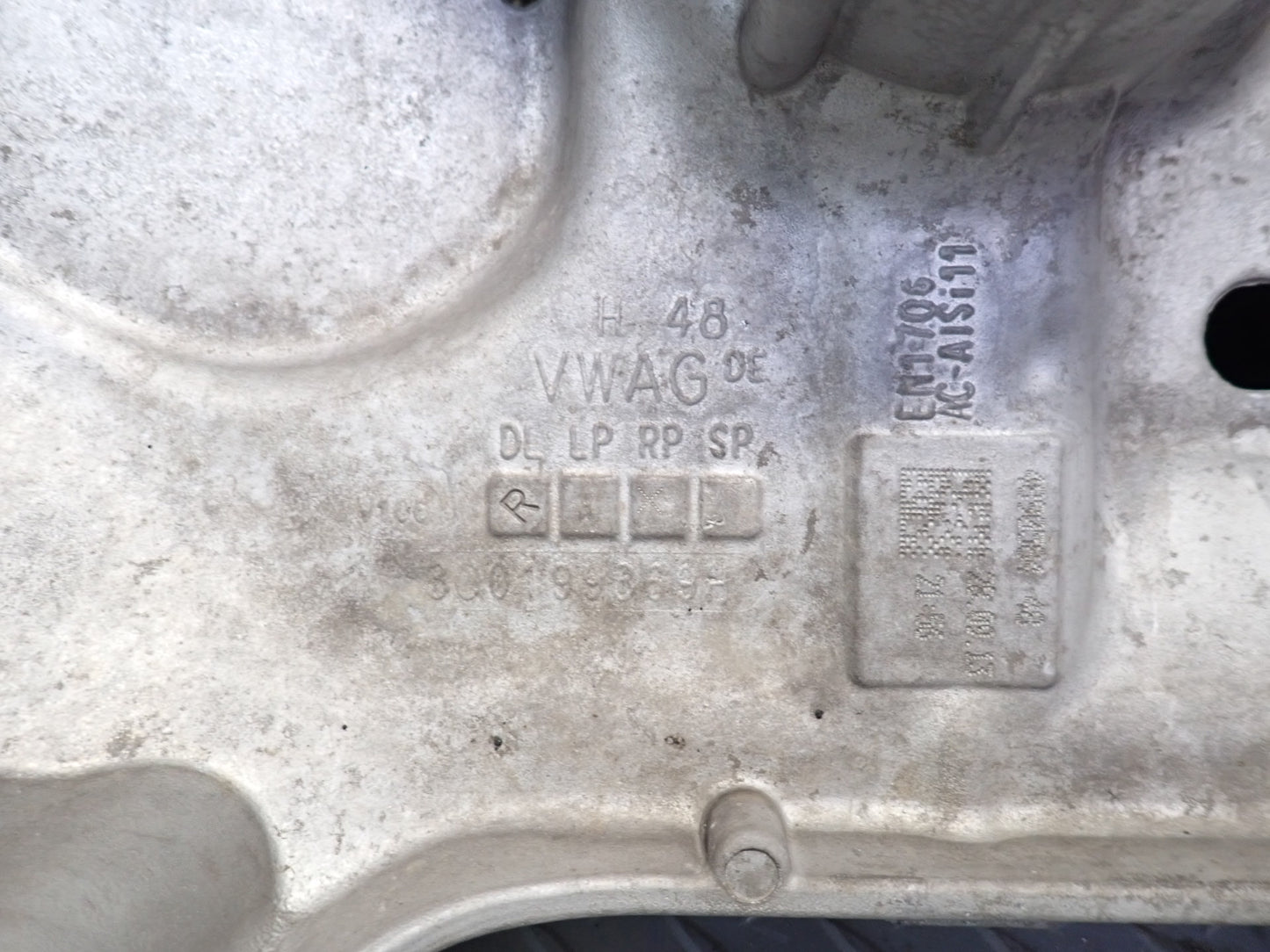 11-15 Audi TT S 8J AWD Front Suspension Subframe Crossmember Carrier 116K OEM