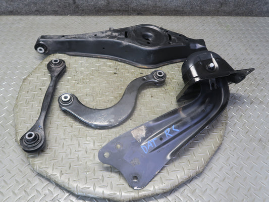 12-15 Audi TT S 8J Quattro Rear Left Upper & Lower Control Arm Set OEM