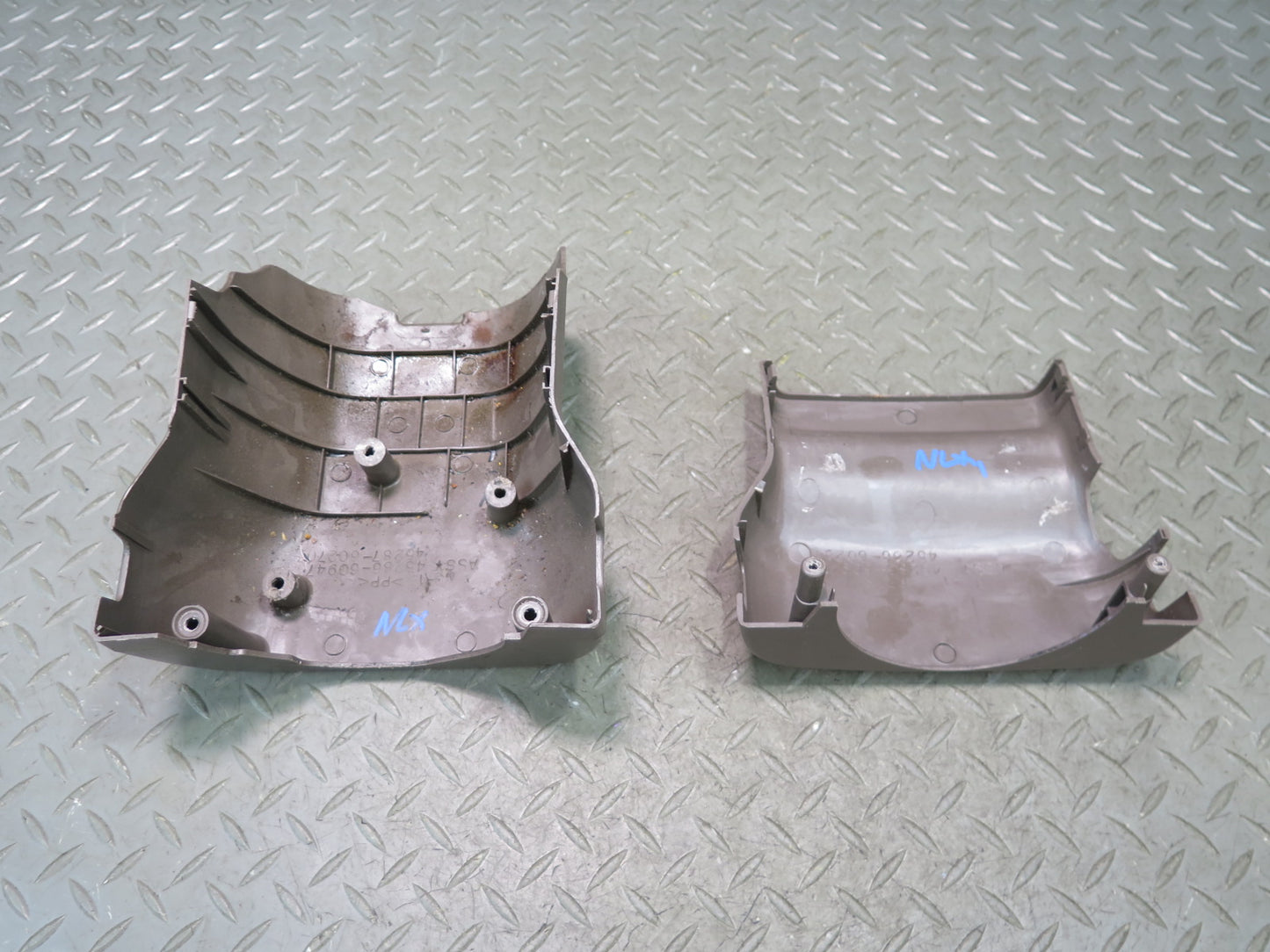 1996-1997 Lexus FZJ80L LX450 Steering Column Upper & Lower Trim Panel Set of 2