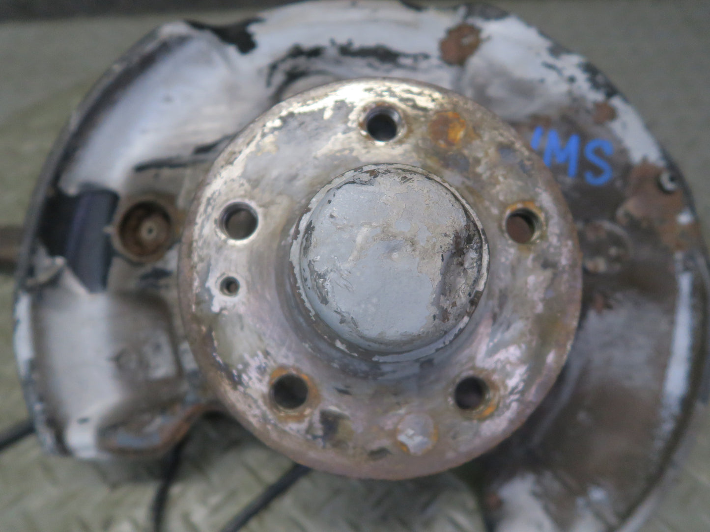 94-99 Mercedes W140 S500 RWD Front Left Spindle Knuckle Wheel Hub Bearing OEM