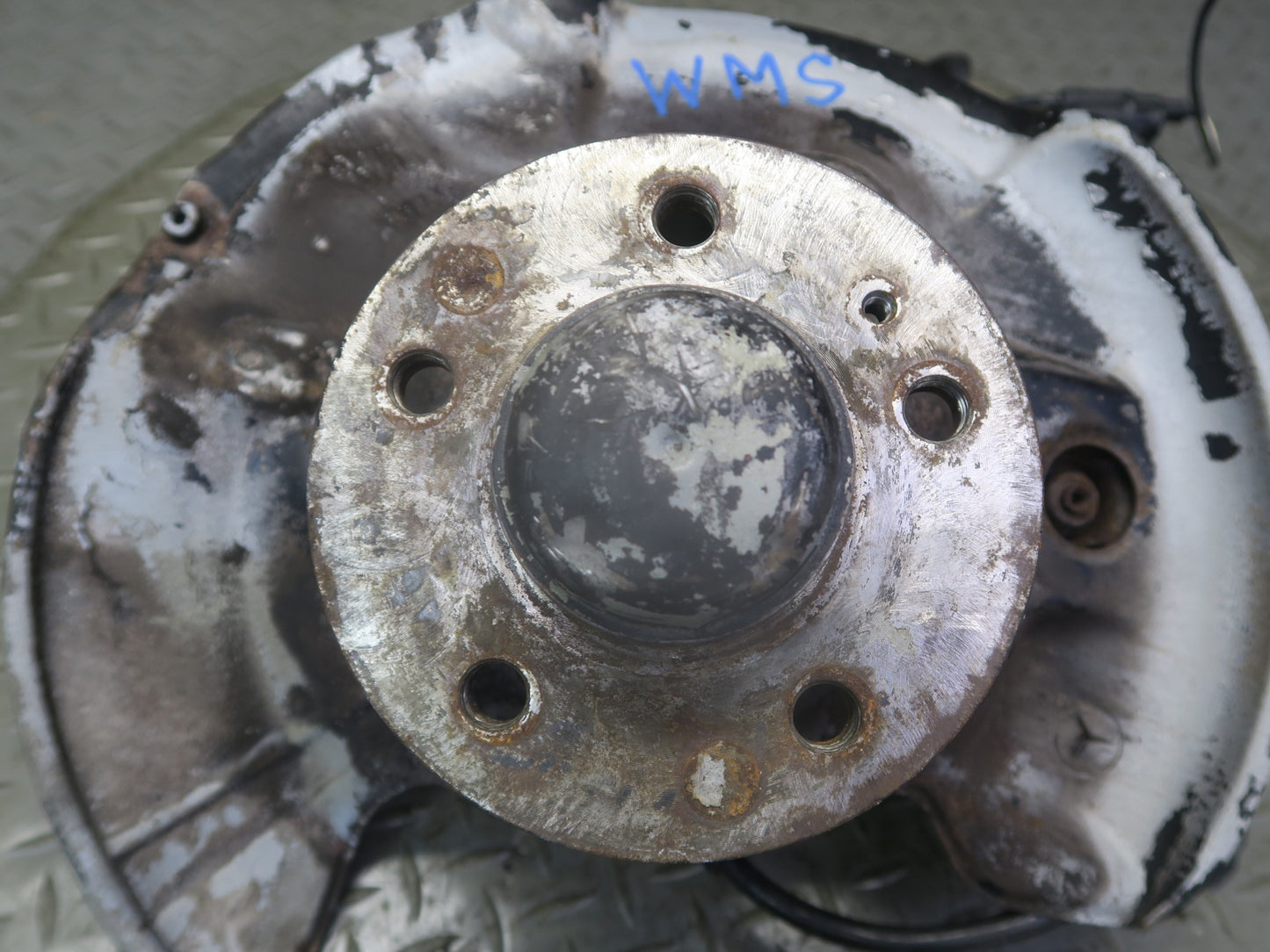 94-99 Mercedes W140 S500 RWD Front Right Spindle Knuckle Wheel Hub Bearing OEM