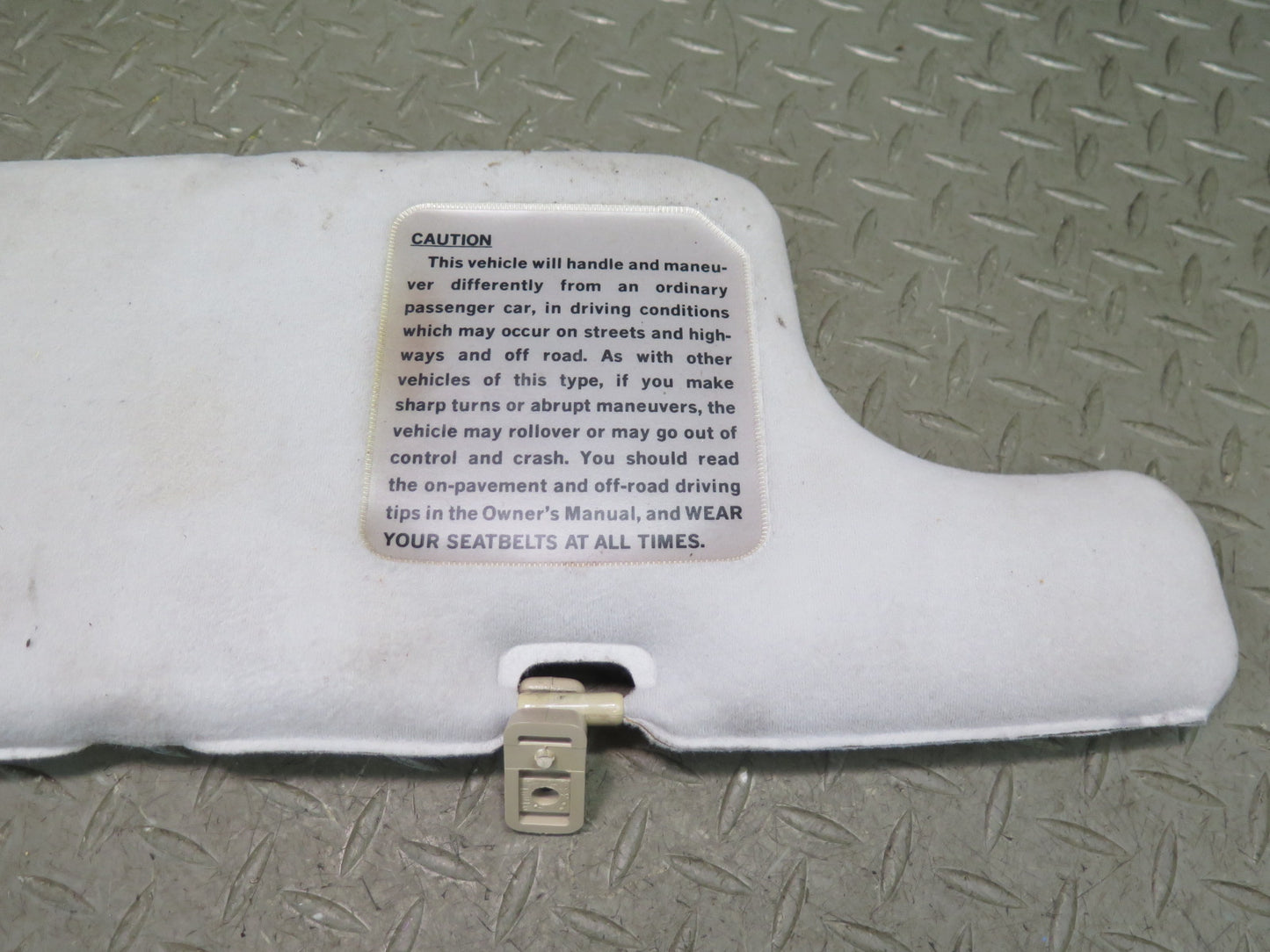 1996-1997 Lexus FZJ80L LX450 Front Left Sun Visor Shade