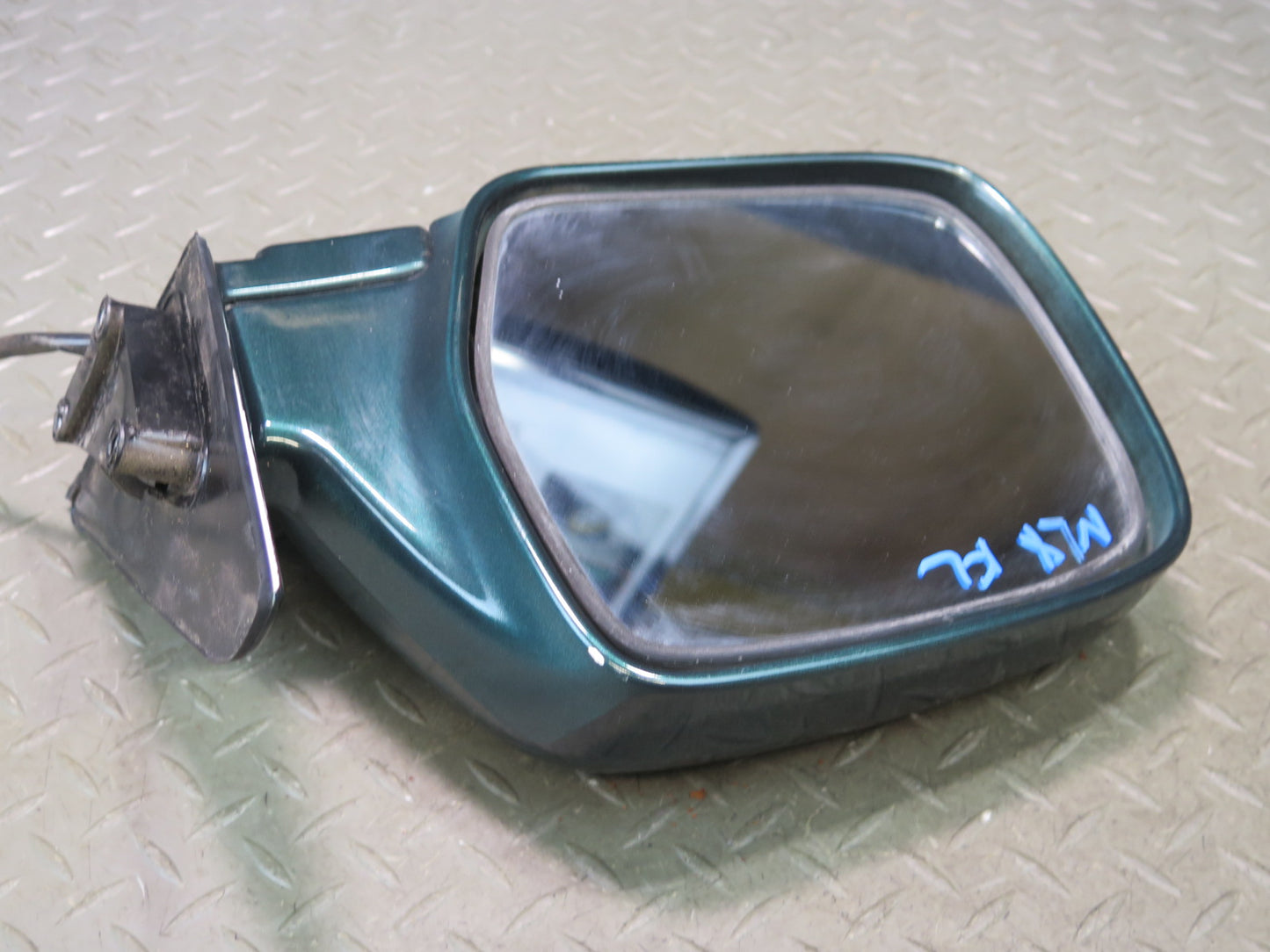 1996-1997 Lexus FZJ80L LX450 Left Driver Side View Exterior Power Mirror Green
