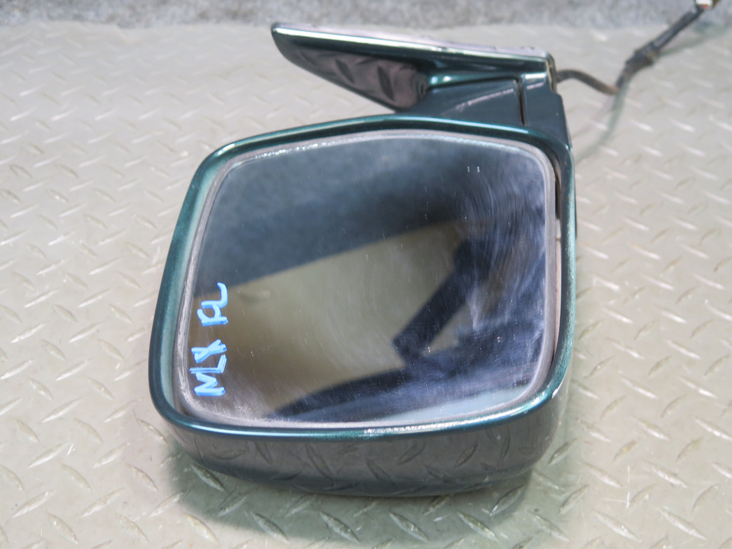 1996-1997 Lexus FZJ80L LX450 Left Driver Side View Exterior Power Mirror Green