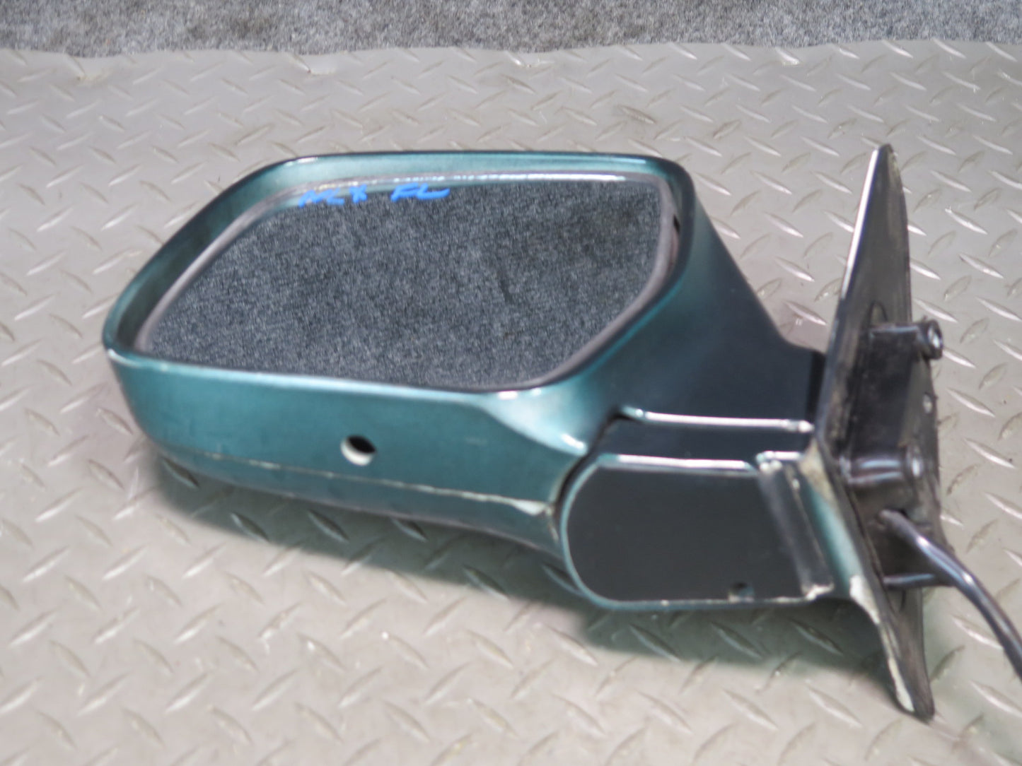 1996-1997 Lexus FZJ80L LX450 Left Driver Side View Exterior Power Mirror Green