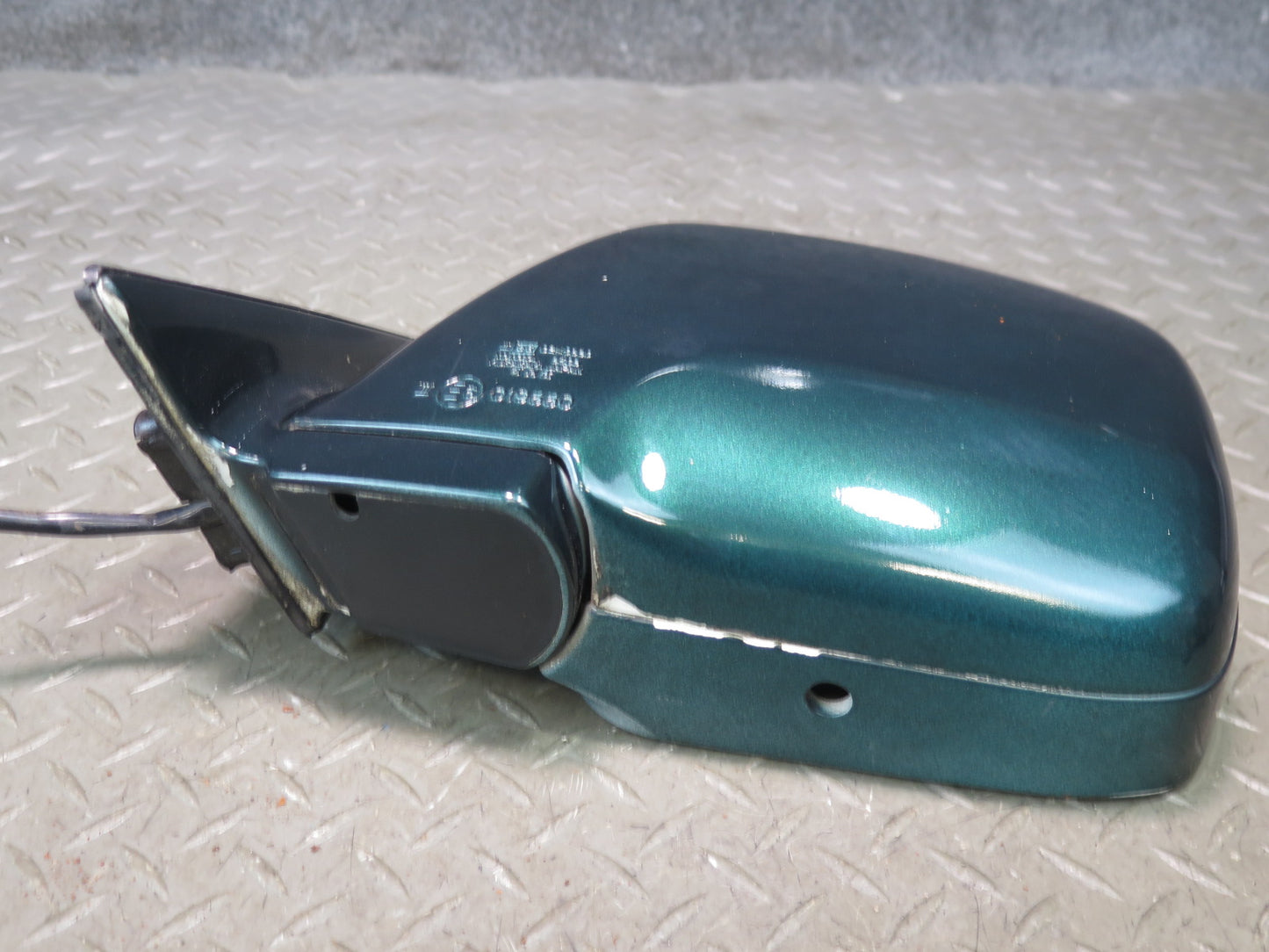 1996-1997 Lexus FZJ80L LX450 Left Driver Side View Exterior Power Mirror Green