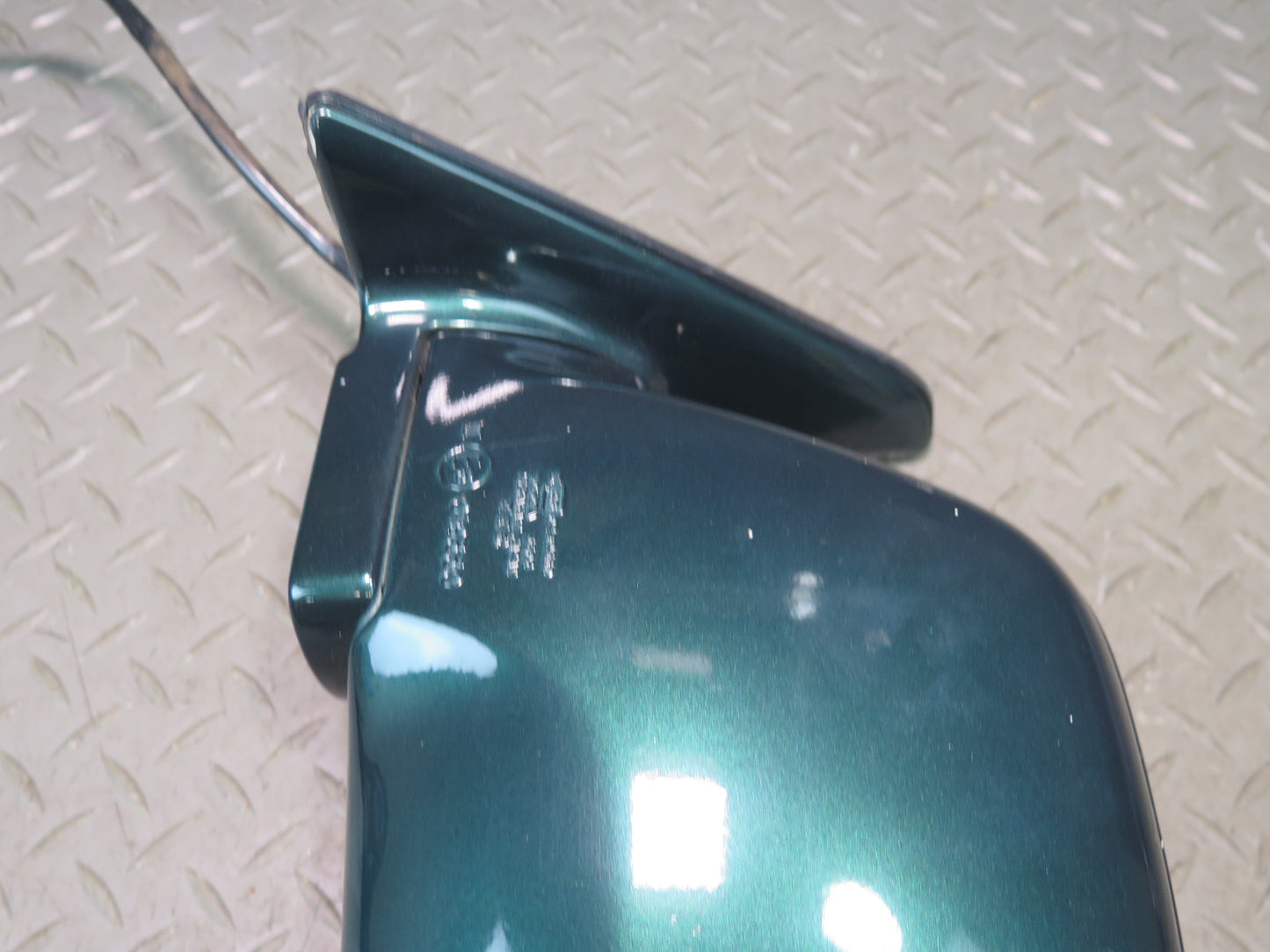 1996-1997 Lexus FZJ80L LX450 Left Driver Side View Exterior Power Mirror Green