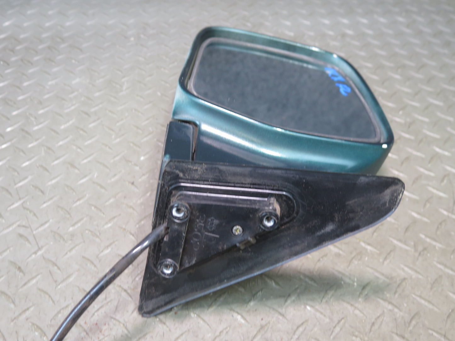 1996-1997 Lexus FZJ80L LX450 Left Driver Side View Exterior Power Mirror Green