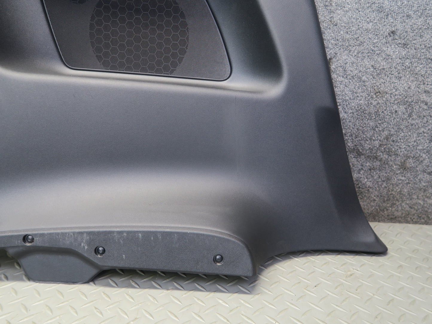 09-15 Audi TT S 8J Coupe Rear Right & Left Side Quarter Panel Trim Black Set OEM