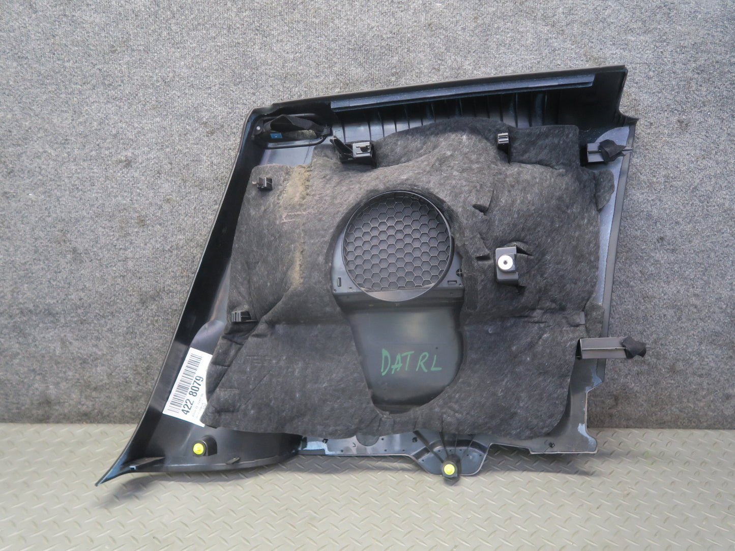 09-15 Audi TT S 8J Coupe Rear Right & Left Side Quarter Panel Trim Black Set OEM
