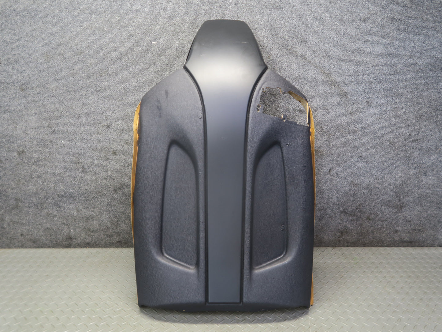 2015-2020 BMW F82 M4 Front Right Pass Side Seat Upper Backrest Panel Black