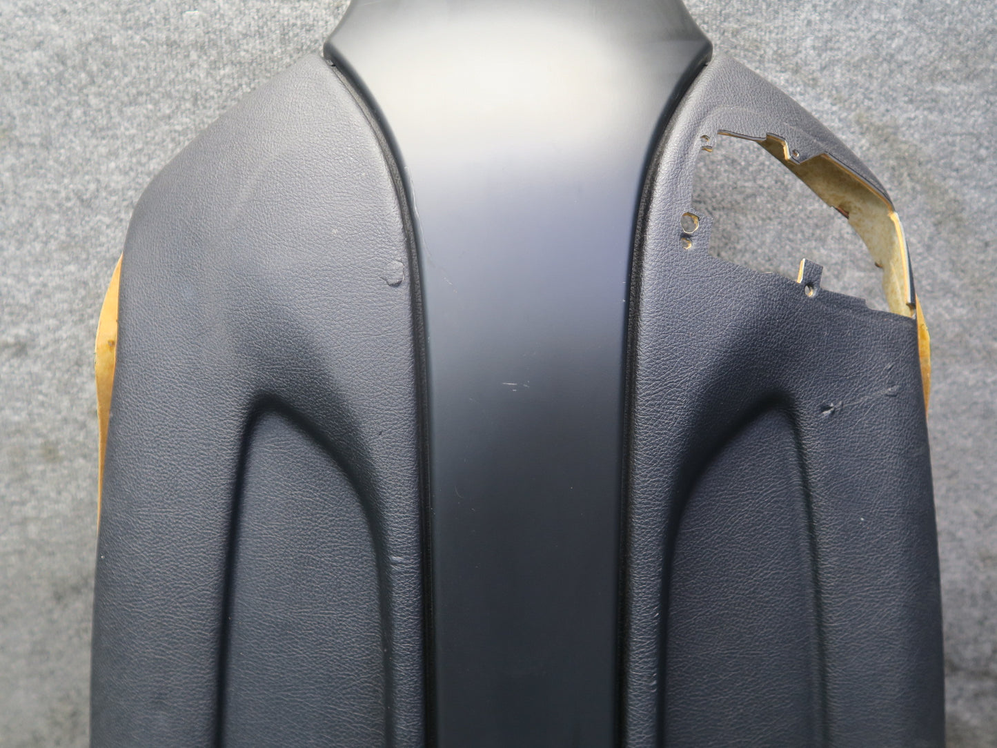 2015-2020 BMW F82 M4 Front Right Pass Side Seat Upper Backrest Panel Black