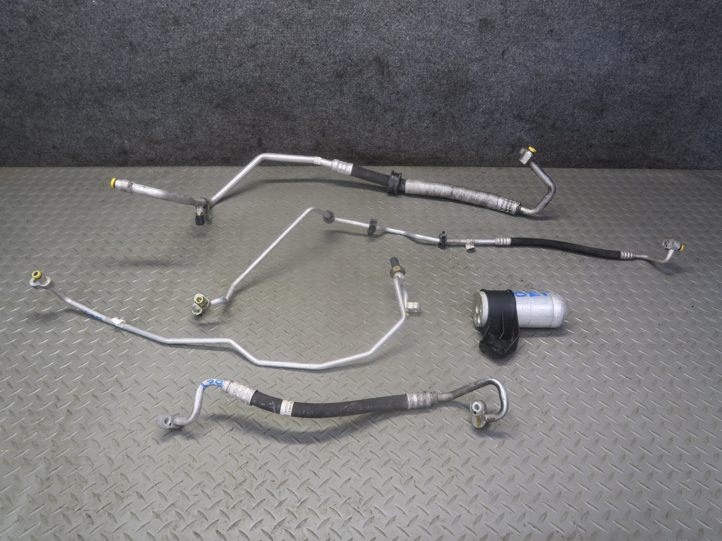 03-05 BMW E85 Z4 M54 Set of 5 A/C Air Condition Hose Pipe Line w Dryer OEM