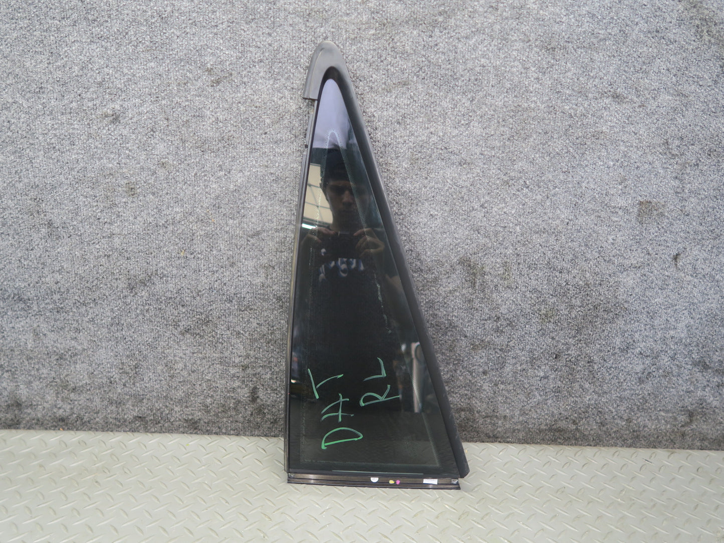 08-15 Audi TT S 8J Coupe Rear Left Quarter Glass Window Tinted OEM