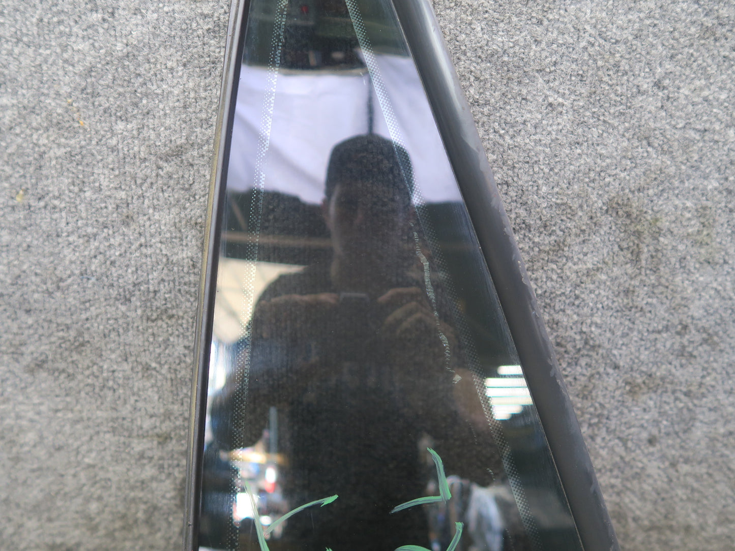 08-15 Audi TT S 8J Coupe Rear Left Quarter Glass Window Tinted OEM