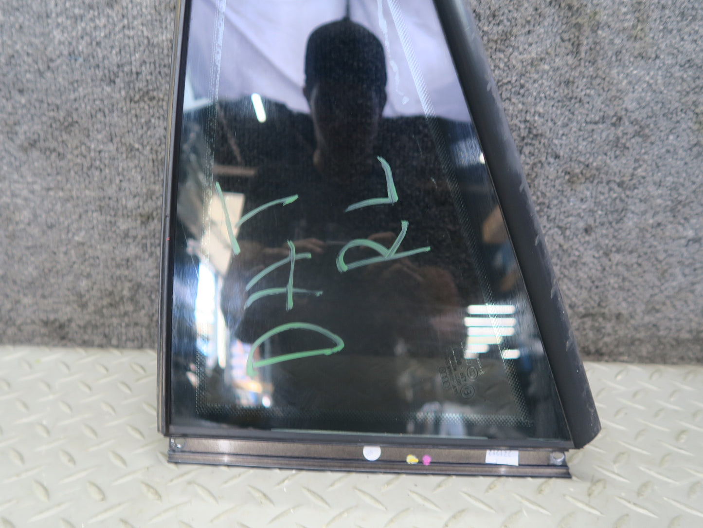 08-15 Audi TT S 8J Coupe Rear Left Quarter Glass Window Tinted OEM