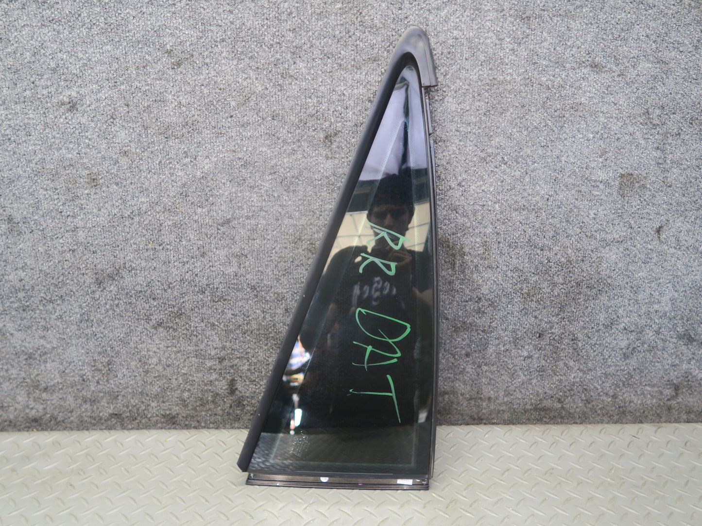 08-15 Audi TT S 8J Coupe Rear Right Quarter Glass Window Tinted OEM