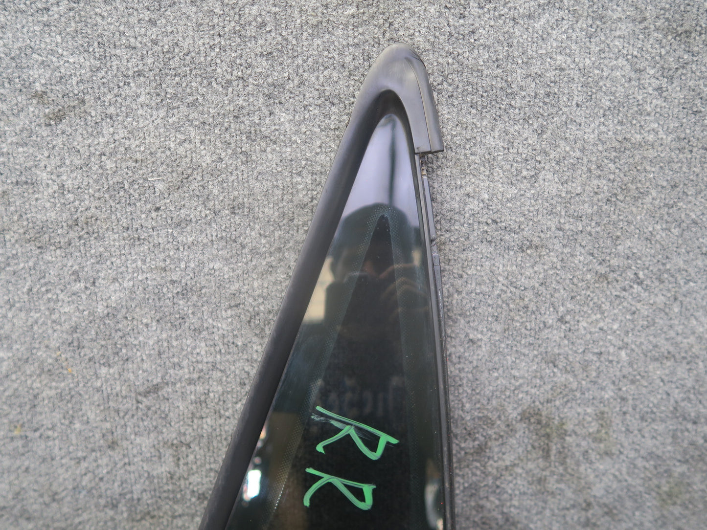 08-15 Audi TT S 8J Coupe Rear Right Quarter Glass Window Tinted OEM