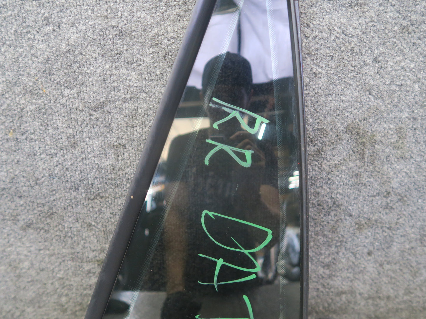 08-15 Audi TT S 8J Coupe Rear Right Quarter Glass Window Tinted OEM