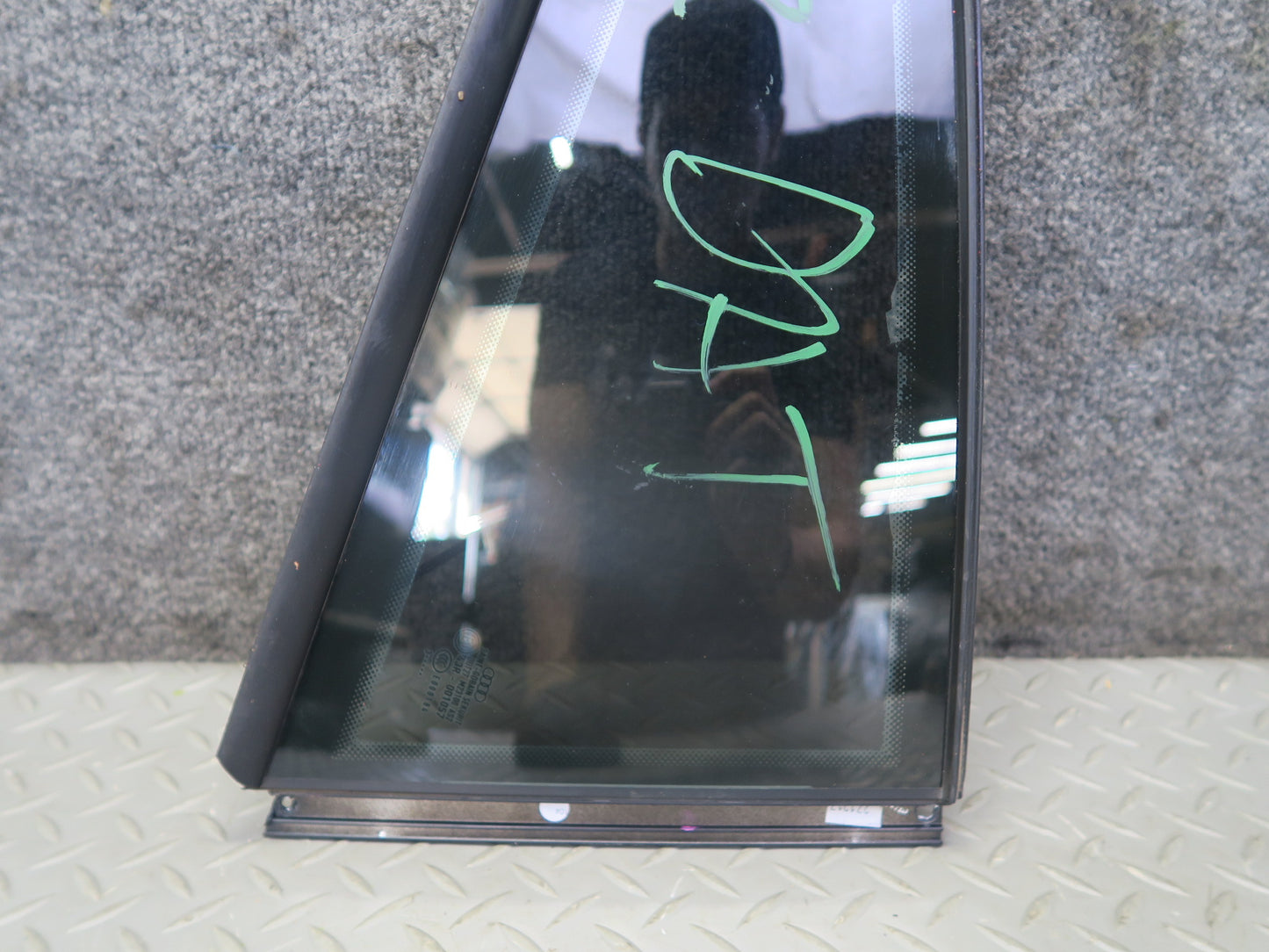 08-15 Audi TT S 8J Coupe Rear Right Quarter Glass Window Tinted OEM