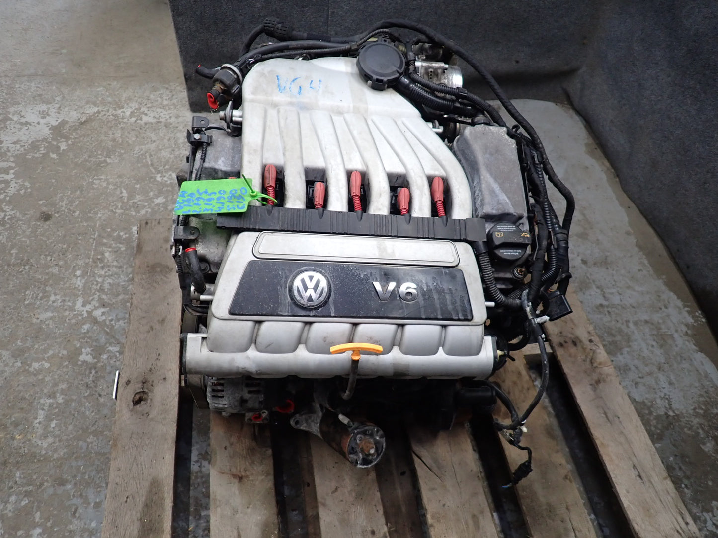 2008 Volkswagen VW Golf MK5 R32 3.2L Cbra AWD Complete Engine Motor 160K OEM