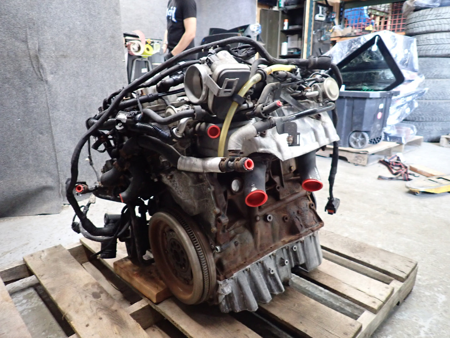 2008 Volkswagen VW Golf MK5 R32 3.2L Cbra AWD Complete Engine Motor 160K OEM