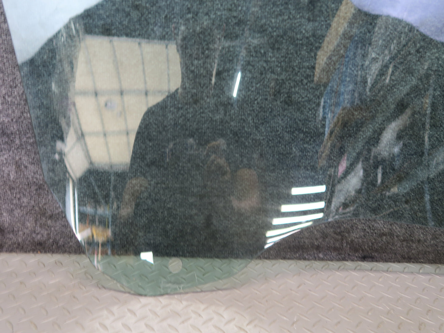 08-15 Audi TT S 8J Coupe Front Left Driver Side Door Window Glass OEM