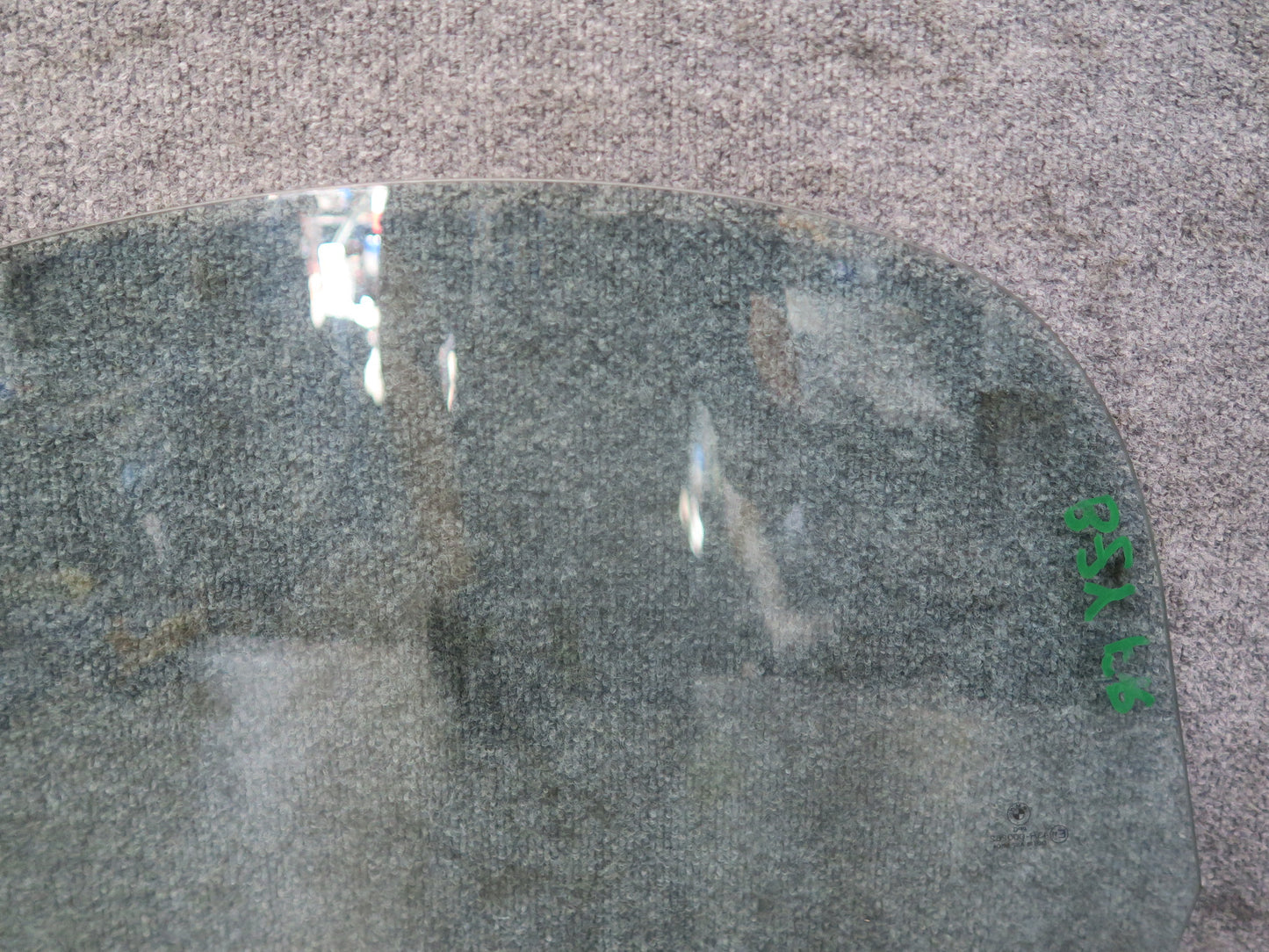 03-08 BMW E85 Z4 Front Right Passenger Door Window Glass OEM