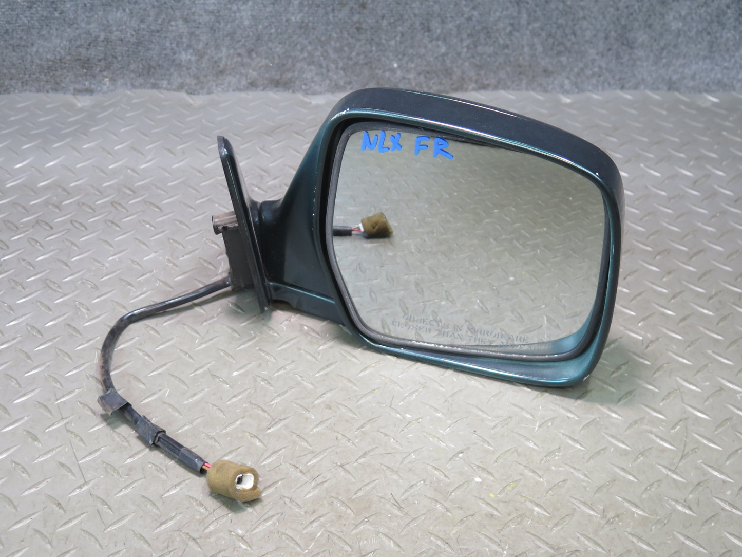 1996-1997 Lexus FZJ80L LX450 Right Passenger Side Exterior Power Mirror Green