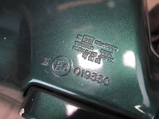 1996-1997 Lexus FZJ80L LX450 Right Passenger Side Exterior Power Mirror Green