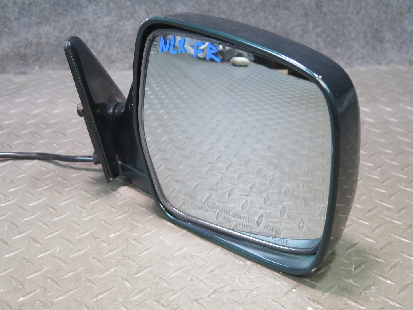 1996-1997 Lexus FZJ80L LX450 Right Passenger Side Exterior Power Mirror Green