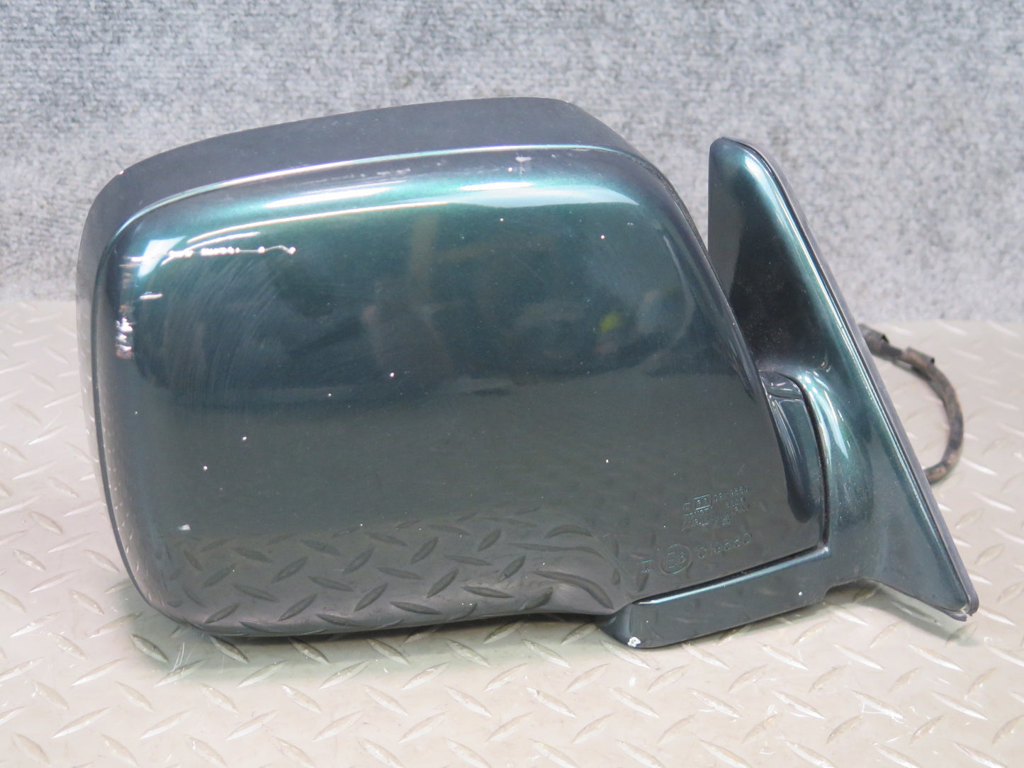 1996-1997 Lexus FZJ80L LX450 Right Passenger Side Exterior Power Mirror Green