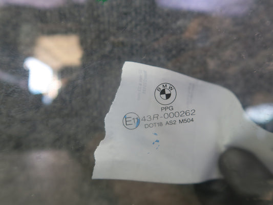 03-08 BMW E85 Z4 Front Left Driver Door Window Glass OEM