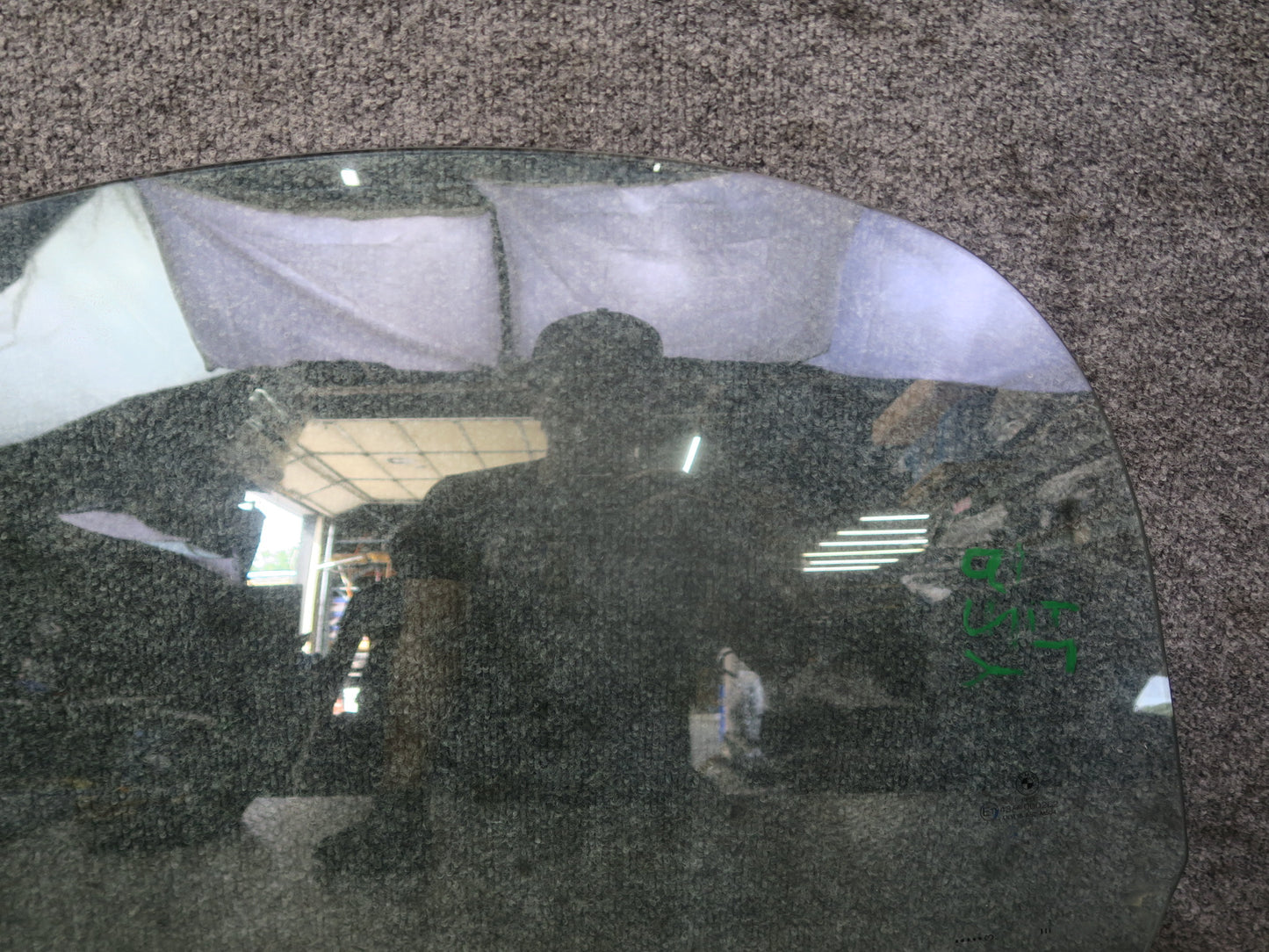 03-08 BMW E85 Z4 Front Left Driver Door Window Glass OEM